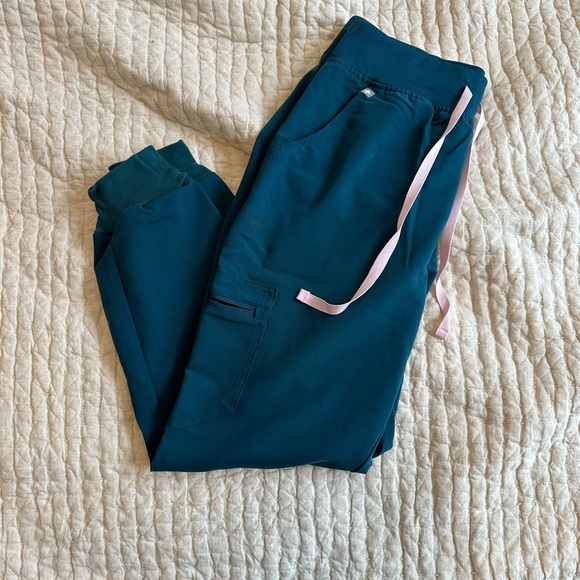 Worn once ZAMORA HIGH RISE JOGGER CARIBBEAN BLUE - Picture 2 of 2